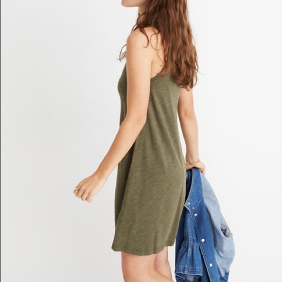Madewell Olive Highpoint Tank Dress - Picture 2 of 5